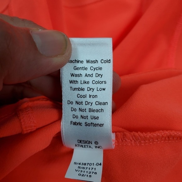 Athleta PR Tank 2 Ember Orange Outdoor Athletic Tank Top Size 2X Plus NEW - Picture 11 of 12